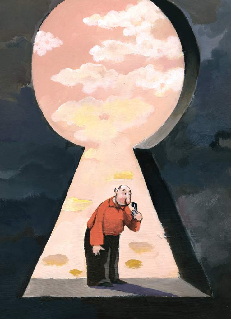 Homme - questionnement - trouver la clé - avancer - travail personnel